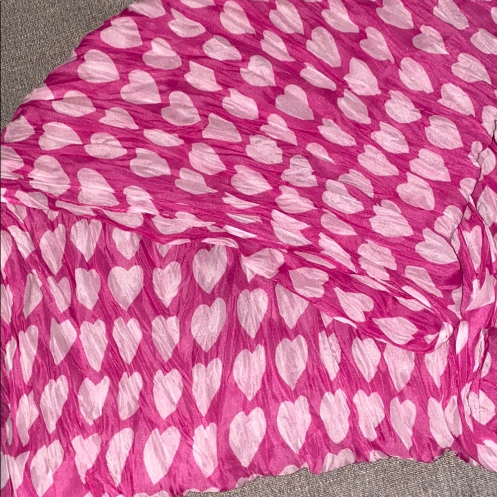 Heart Print Scarf